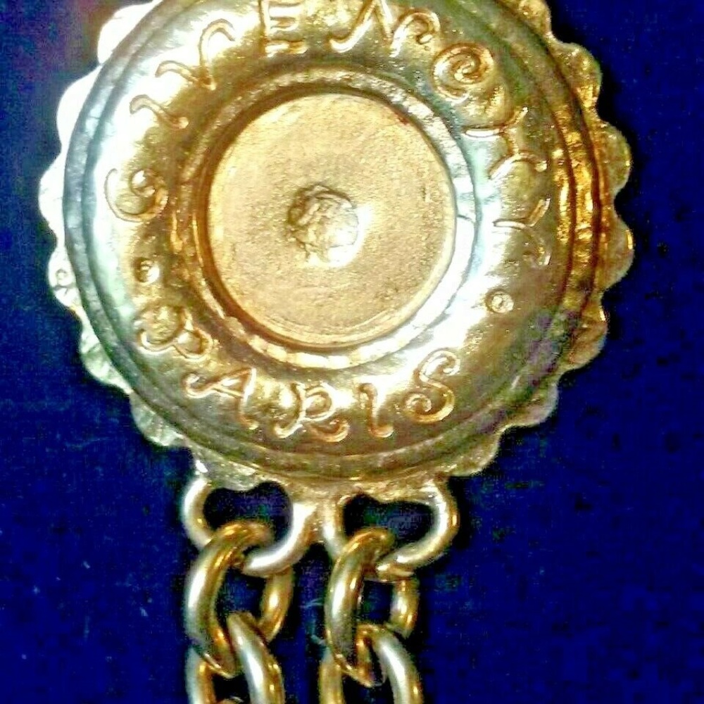 SOLD Vintage Givenchy NY PARIS Gold Necklace - Picture 4 of 7